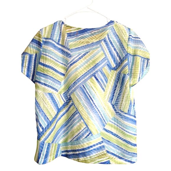 Alfred Dunner Ladies Summer Pastel Top Size P Medium. - Picture 3 of 4